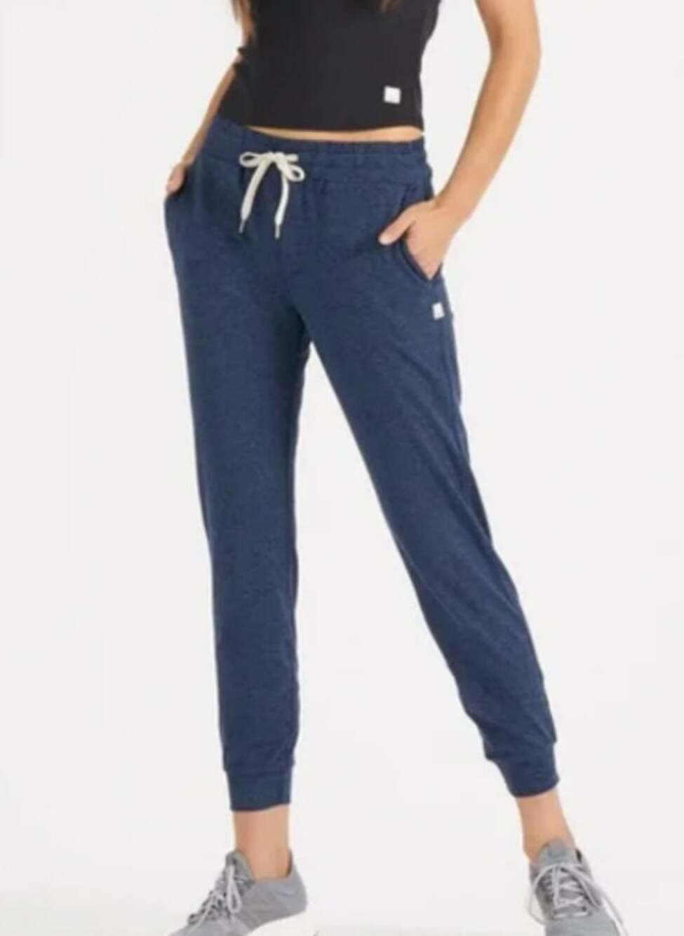 Vuori Performance Joggers Dreamknit Heathered Blue Pants Small